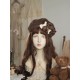 Hoshibako Works Bow Plush Beret(Pre-Made/8 Colours)